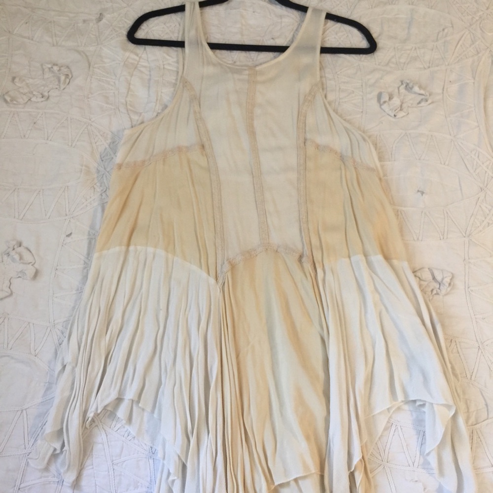 Free people patchwork slip dress